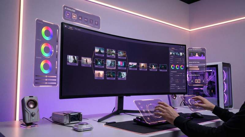 国产自拍 AI视频剪辑工作室